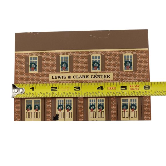 Cat's Meow Village Lewis & Clark Center, St. Charles Christmas Series Signed - Picture 8 of 8